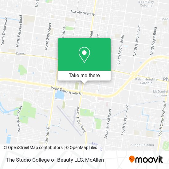 The Studio College of Beauty LLC map