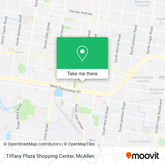 Tiffany Plaza Shopping Center map