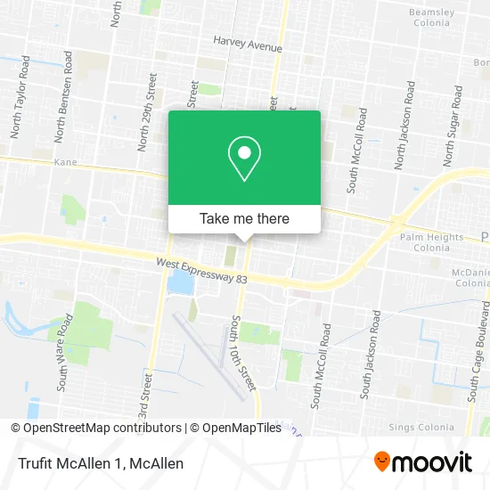 Mapa de Trufit McAllen 1