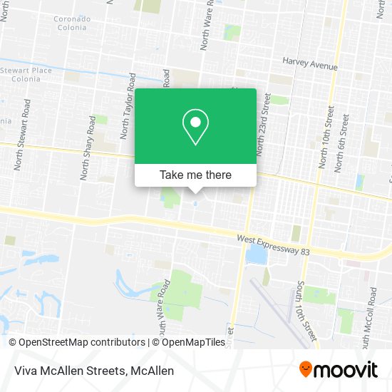 Viva McAllen Streets map