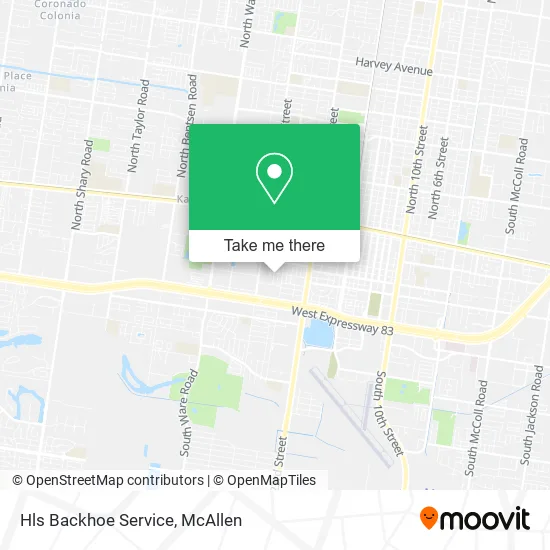 Hls Backhoe Service map