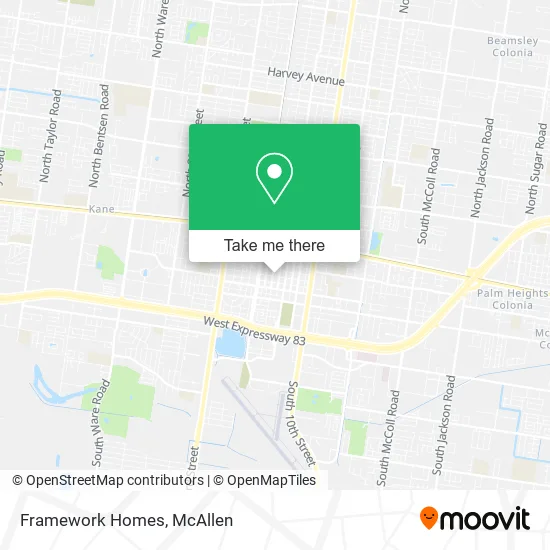 Framework Homes map