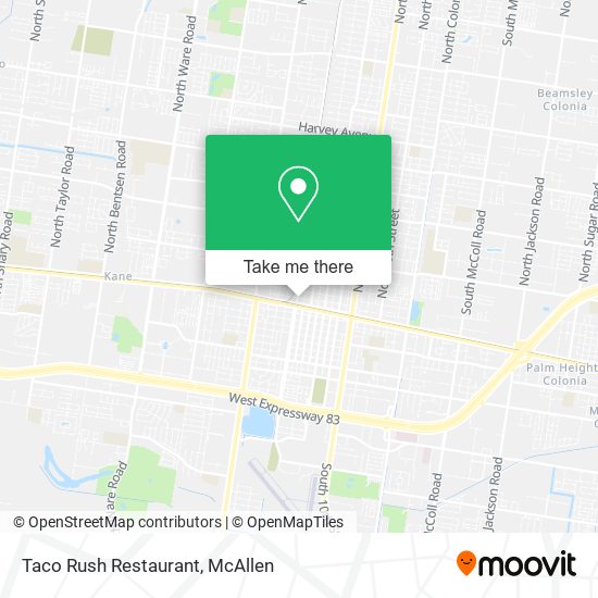 Taco Rush Restaurant map