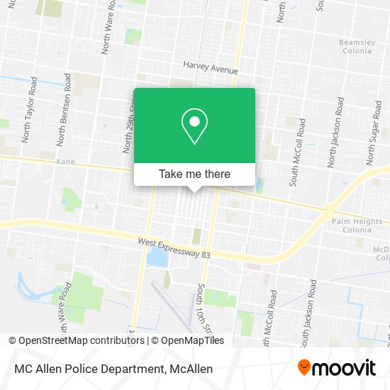 Mapa de MC Allen Police Department