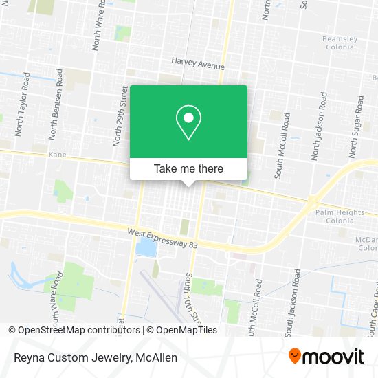Reyna Custom Jewelry map