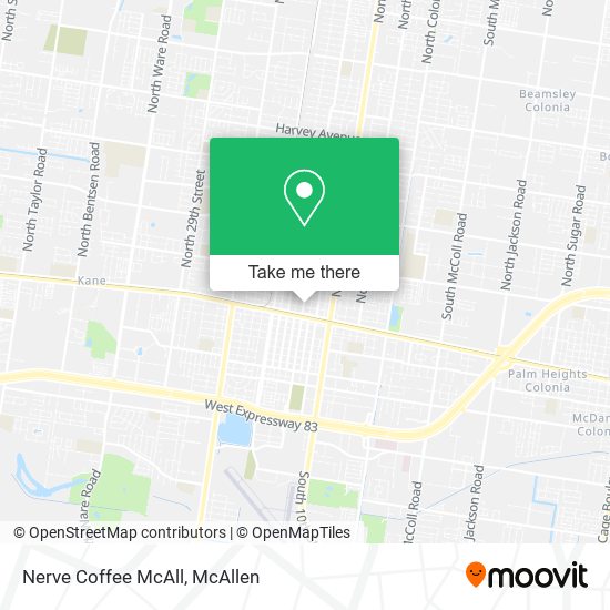 Mapa de Nerve Coffee McAll