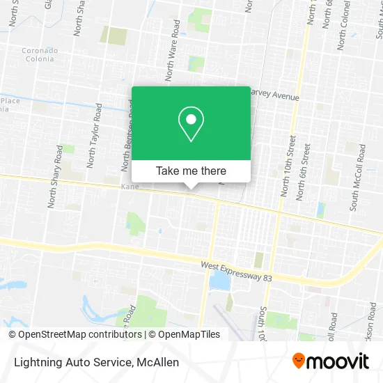 Lightning Auto Service map