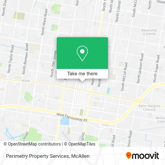 Perimetry Property Services map
