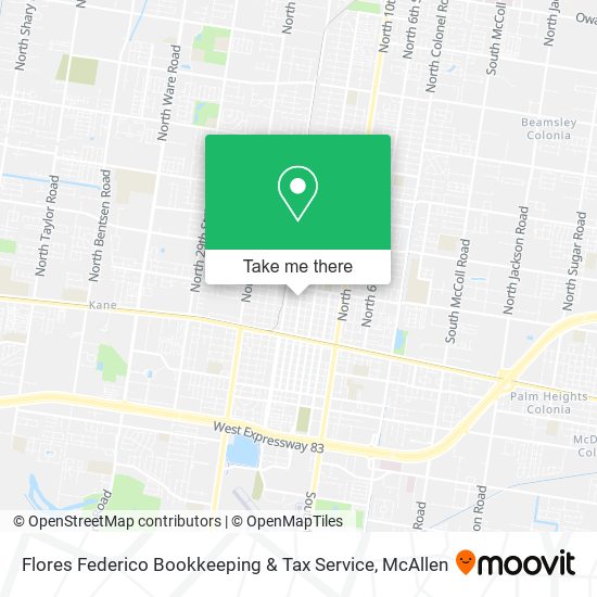 Flores Federico Bookkeeping & Tax Service map