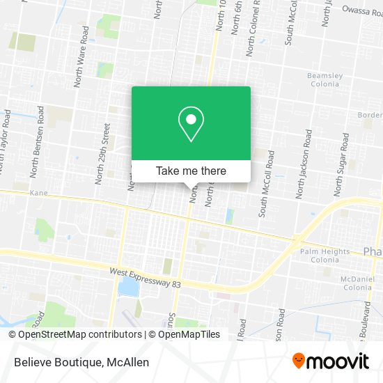 Believe Boutique map