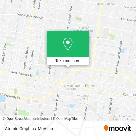 Atomic Graphics map