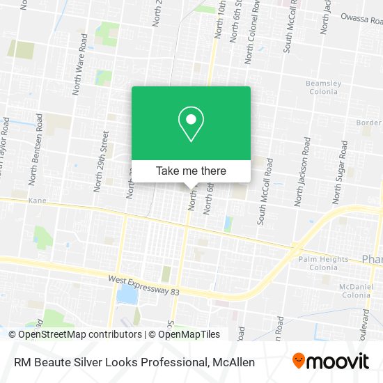 RM Beaute Silver Looks Professional map