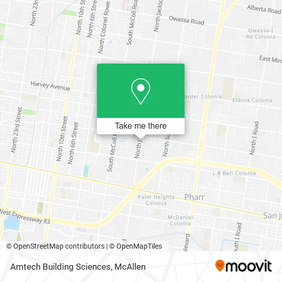 Amtech Building Sciences map