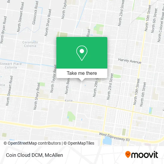 Coin Cloud DCM map