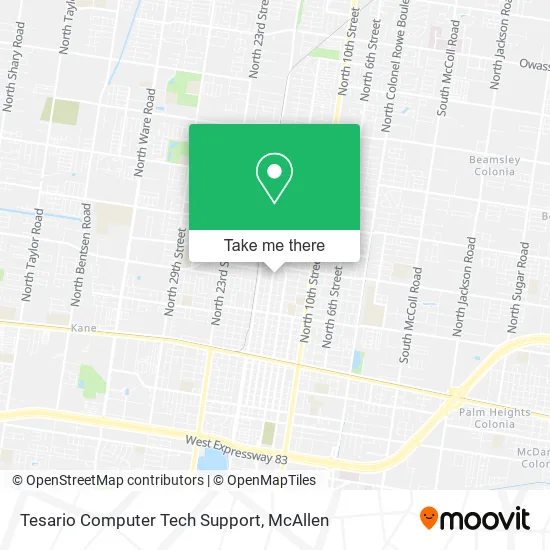 Tesario Computer Tech Support map