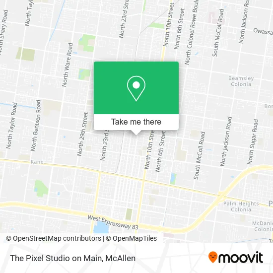 The Pixel Studio on Main map
