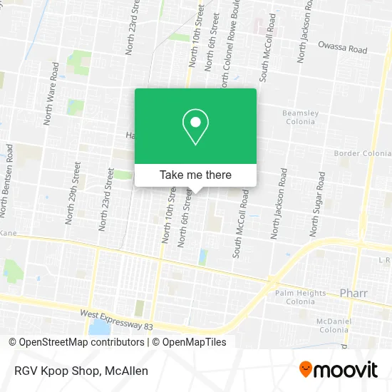 RGV Kpop Shop map