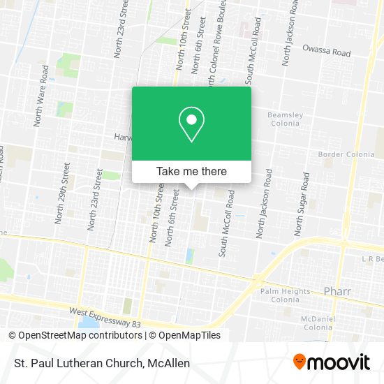 Mapa de St. Paul Lutheran Church
