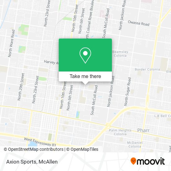 Axion Sports map