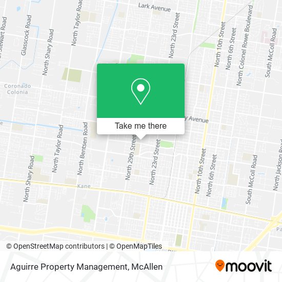 Aguirre Property Management map