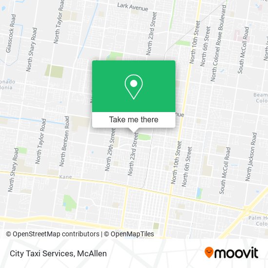 City Taxi Services map