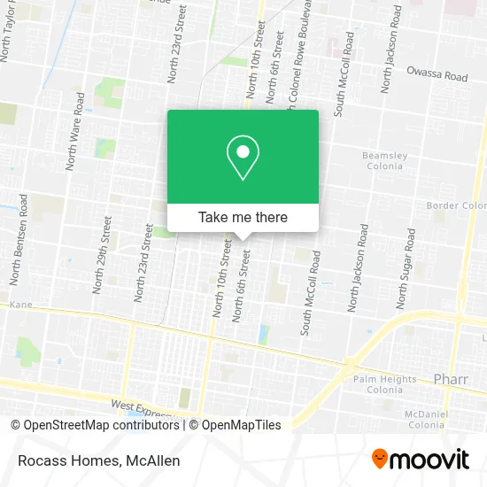 Rocass Homes map