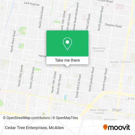 Cedar Tree Enterprises map