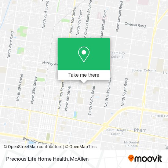 Precious Life Home Health map