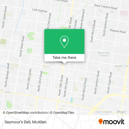 Seymour's Deli map