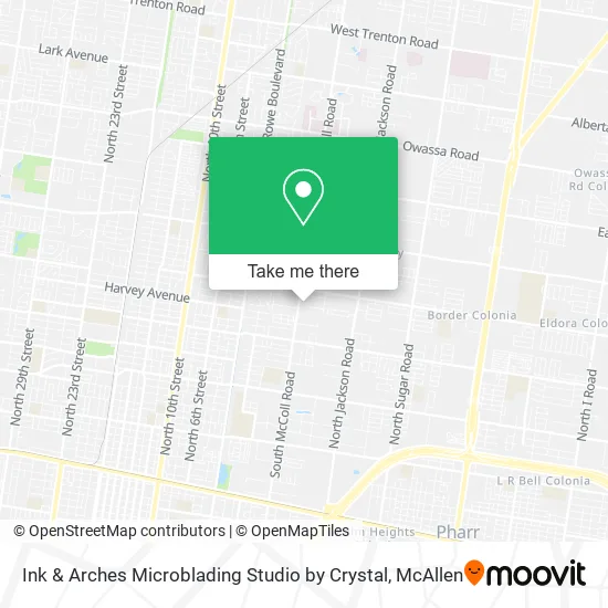 Ink & Arches Microblading Studio by Crystal map