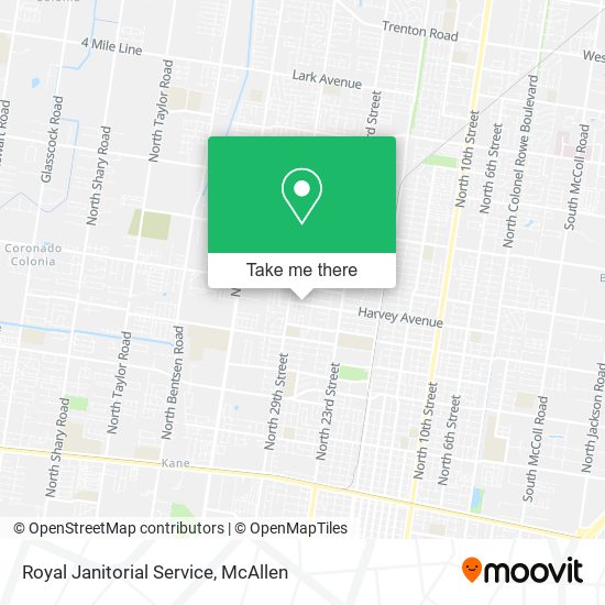 Royal Janitorial Service map