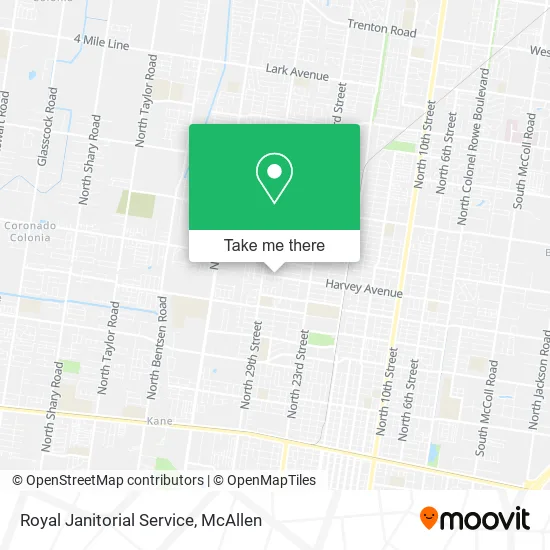 Royal Janitorial Service map