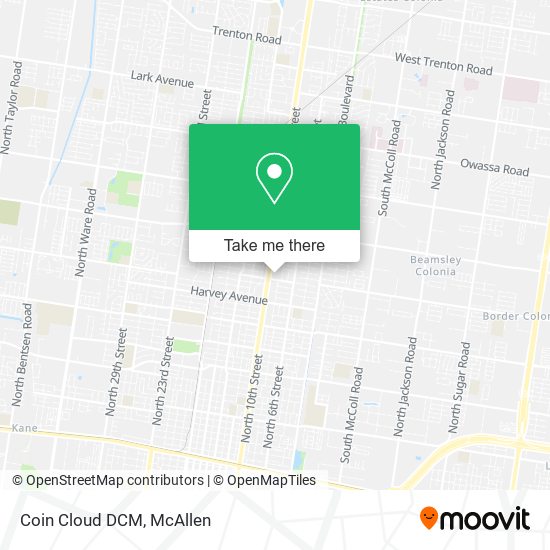 Mapa de Coin Cloud DCM