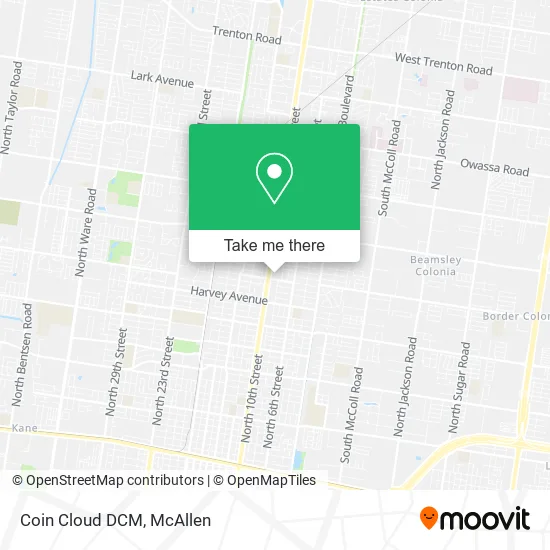 Coin Cloud DCM map