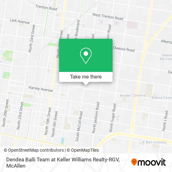 Mapa de Dendea Balli Team at Keller Williams Realty-RGV