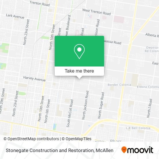 Stonegate Construction and Restoration map