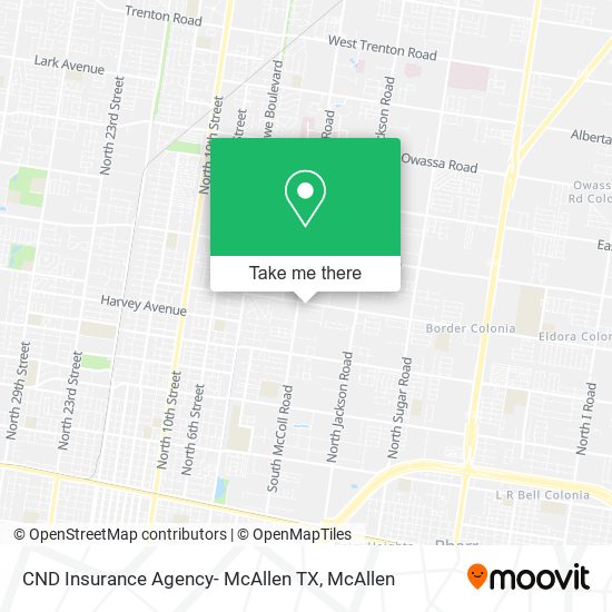 CND Insurance Agency- McAllen TX map