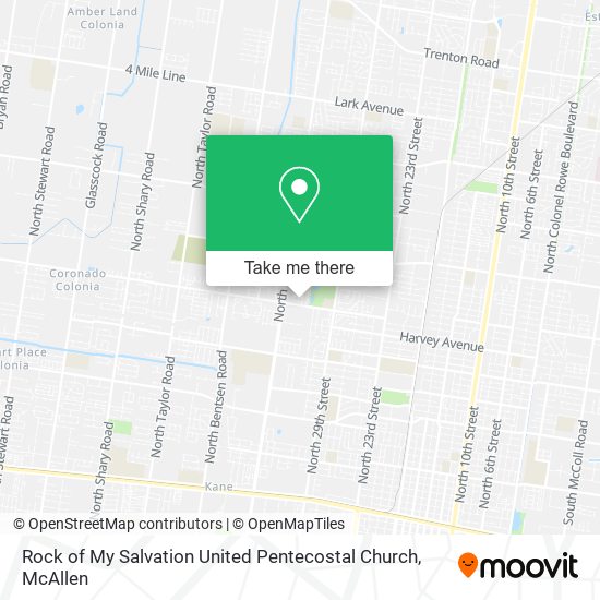 Rock of My Salvation United Pentecostal Church map
