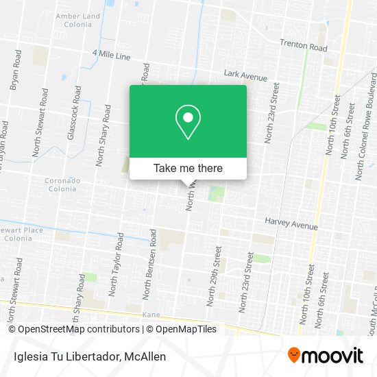 Iglesia Tu Libertador map