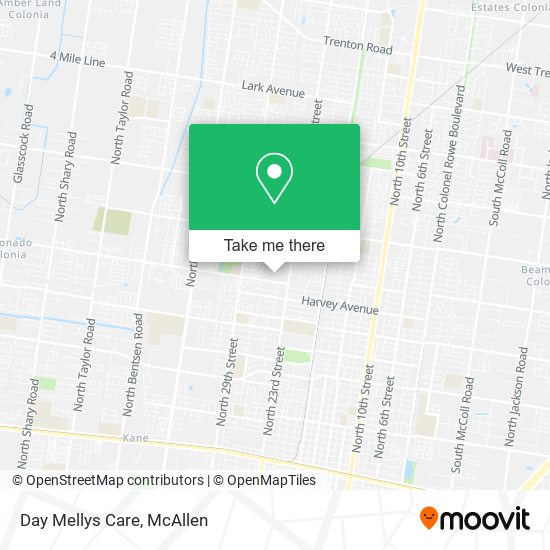 Day Mellys Care map