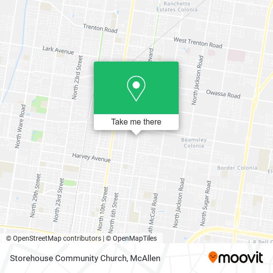 Storehouse Community Church map