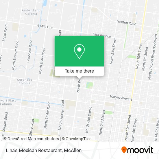 Lina's Mexican Restaurant map