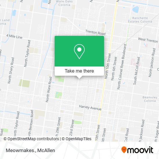 Mapa de Meowmakes.