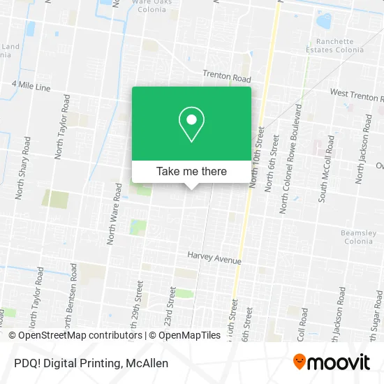 PDQ! Digital Printing map
