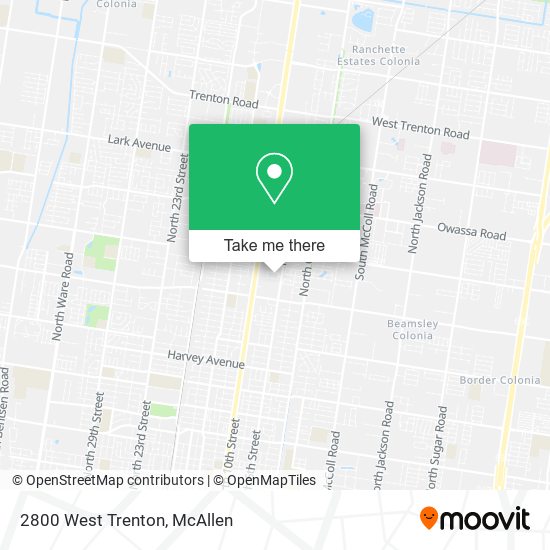 Mapa de 2800 West Trenton