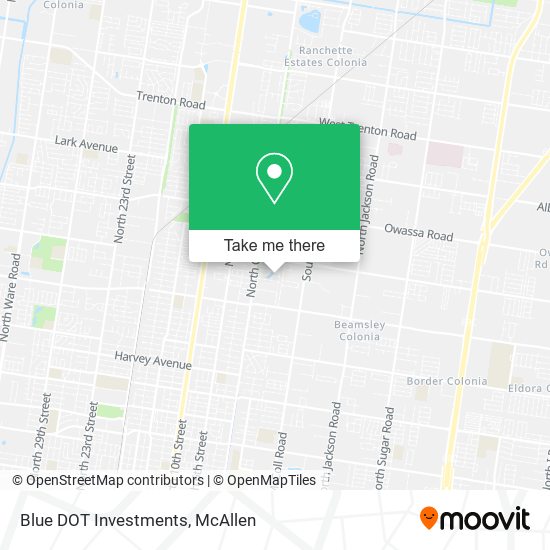 Blue DOT Investments map