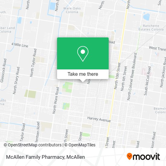 McAllen Family Pharmacy map