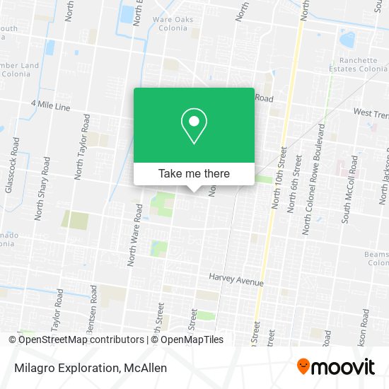 Mapa de Milagro Exploration
