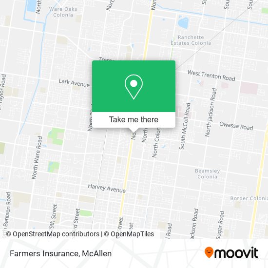 Mapa de Farmers Insurance