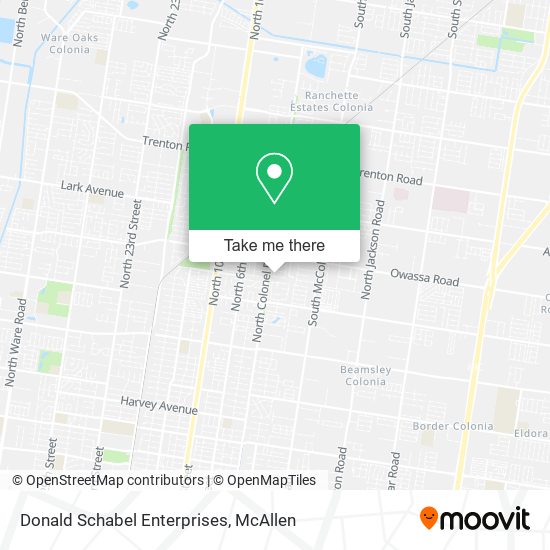 Donald Schabel Enterprises map